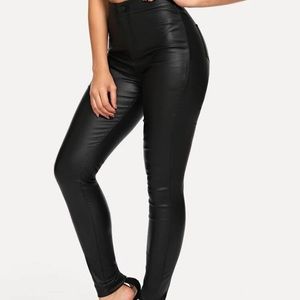 Shein Leather Jeans